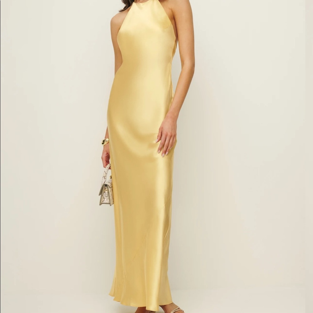 Reformation Jeany Silk Dress